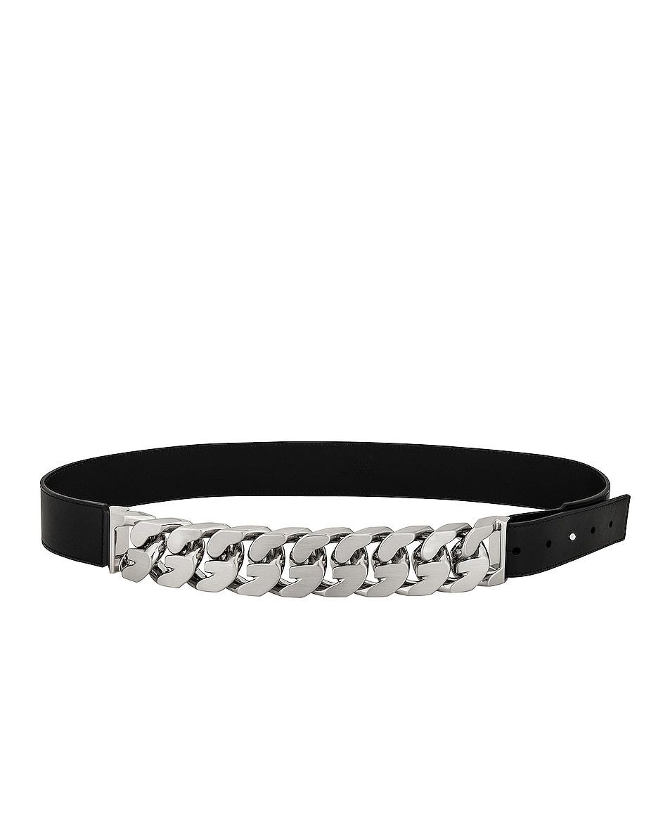 Image 1 of Givenchy Half G Chain Belt in Black