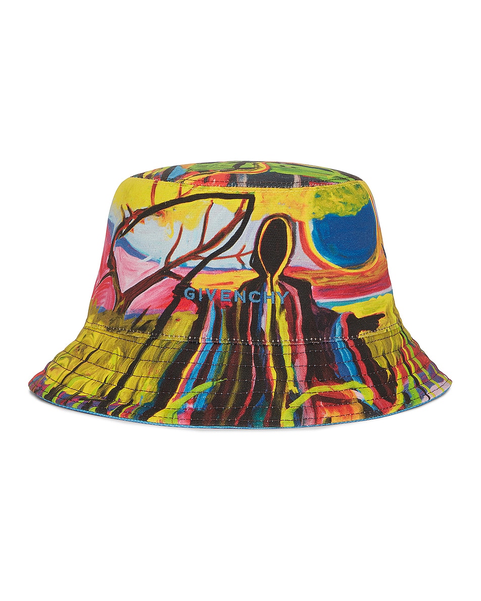 Image 1 of Givenchy Reversible Bucket Hat in Blue