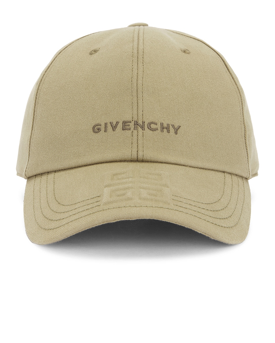 Image 1 of Givenchy Curved Cap in Khaki