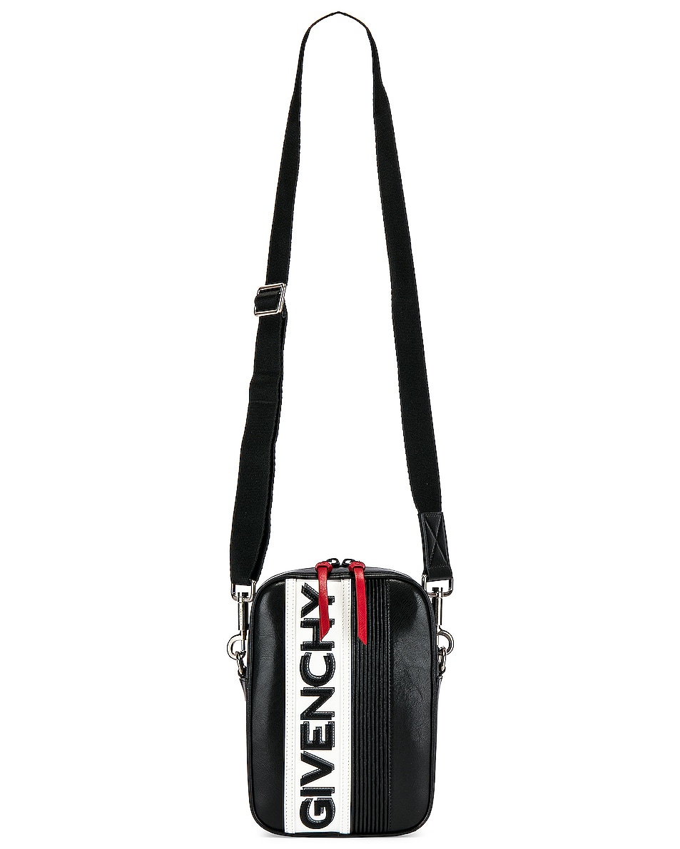 Givenchy MC3 Cross Body Bag in Black & White | FWRD