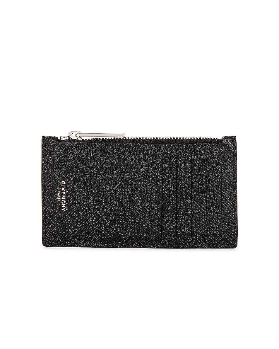 Image 1 of Givenchy Zipped Cardholder in Black