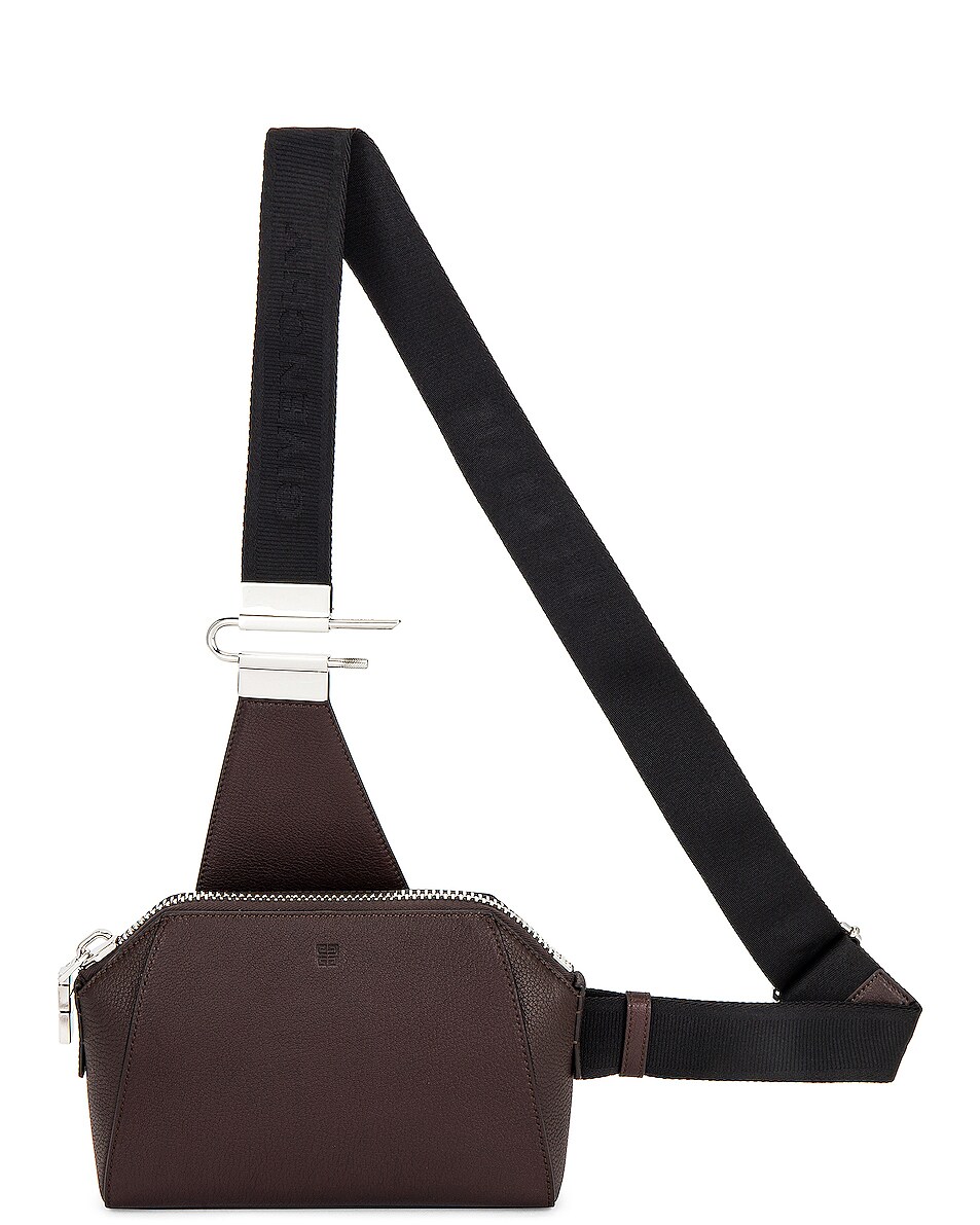 Image 1 of Givenchy Antigona Crossbody Bag in Chocolate