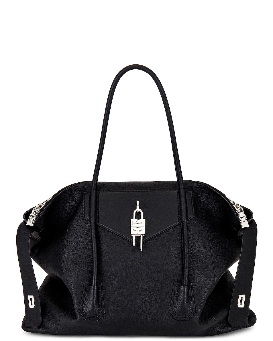 Image 1 of Givenchy Antigona Lock Large Bag in Black