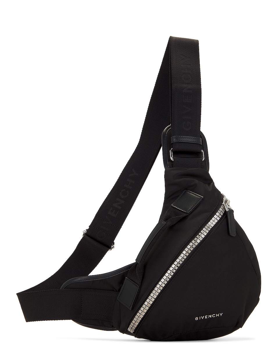 Image 1 of Givenchy G-Zip Triangle Bag in Black