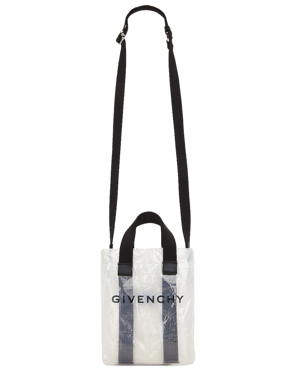 Image 1 of Givenchy G Shopper Mini Tote in Black & White