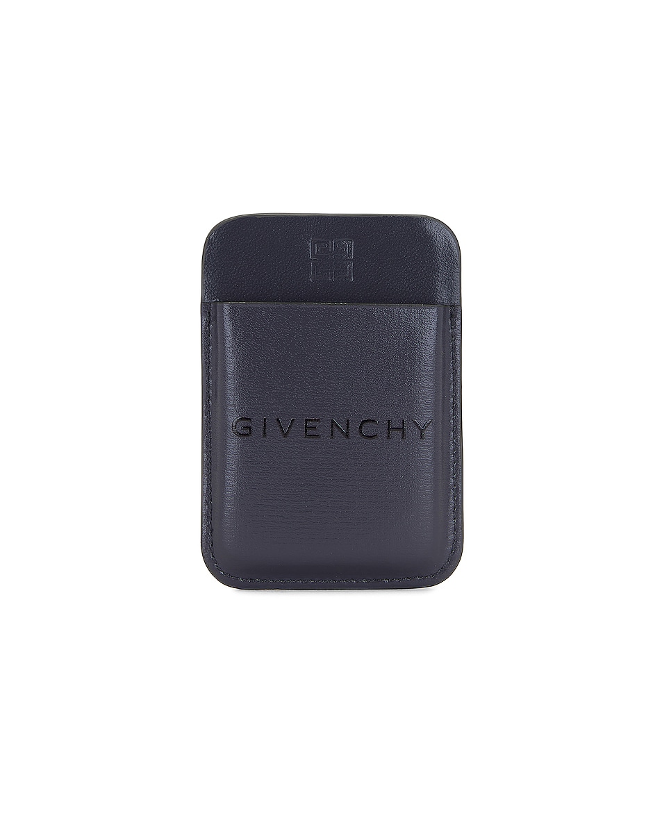 Image 1 of Givenchy Magnetic Card Holder in Titanium