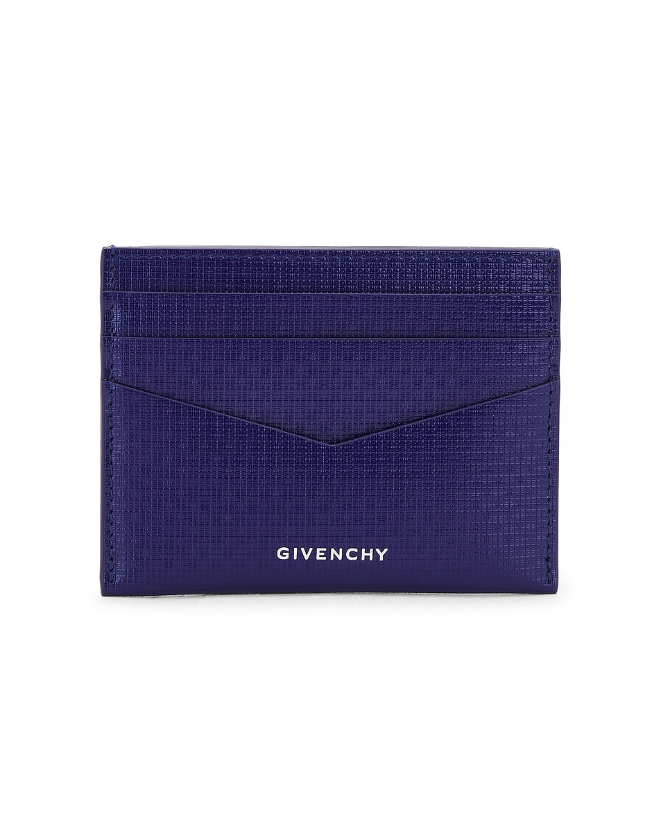 Image 1 of Givenchy Card Holder 2x3 in Saphir Blue