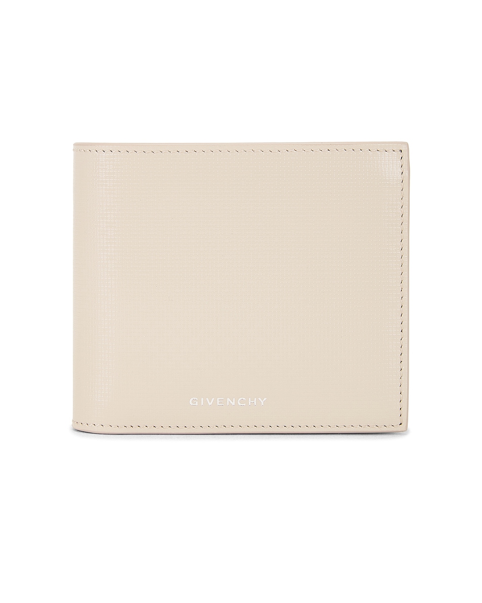 Image 1 of Givenchy 8cc Billfold Wallet in Beige & Grey