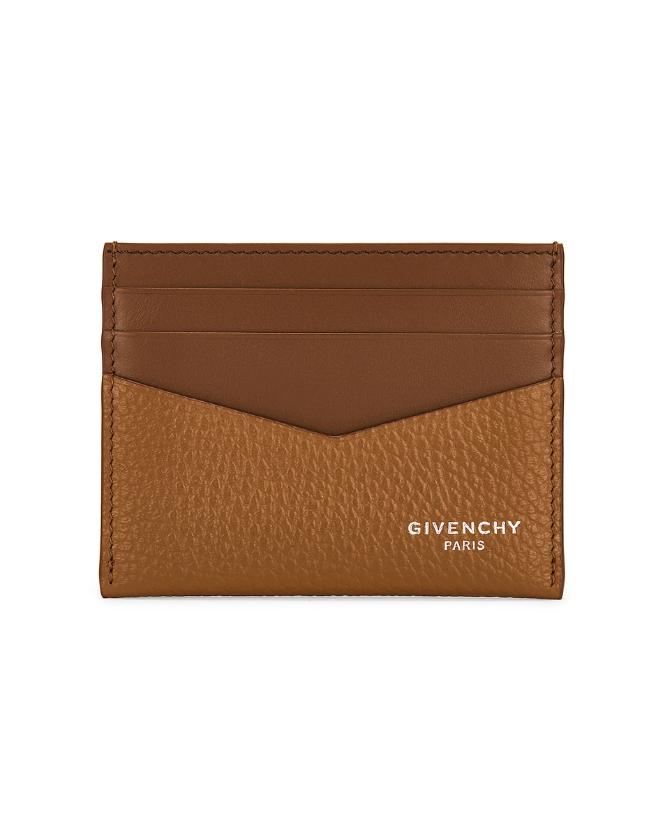 Image 1 of Givenchy Card Holder 2x3 Cc in Hazel