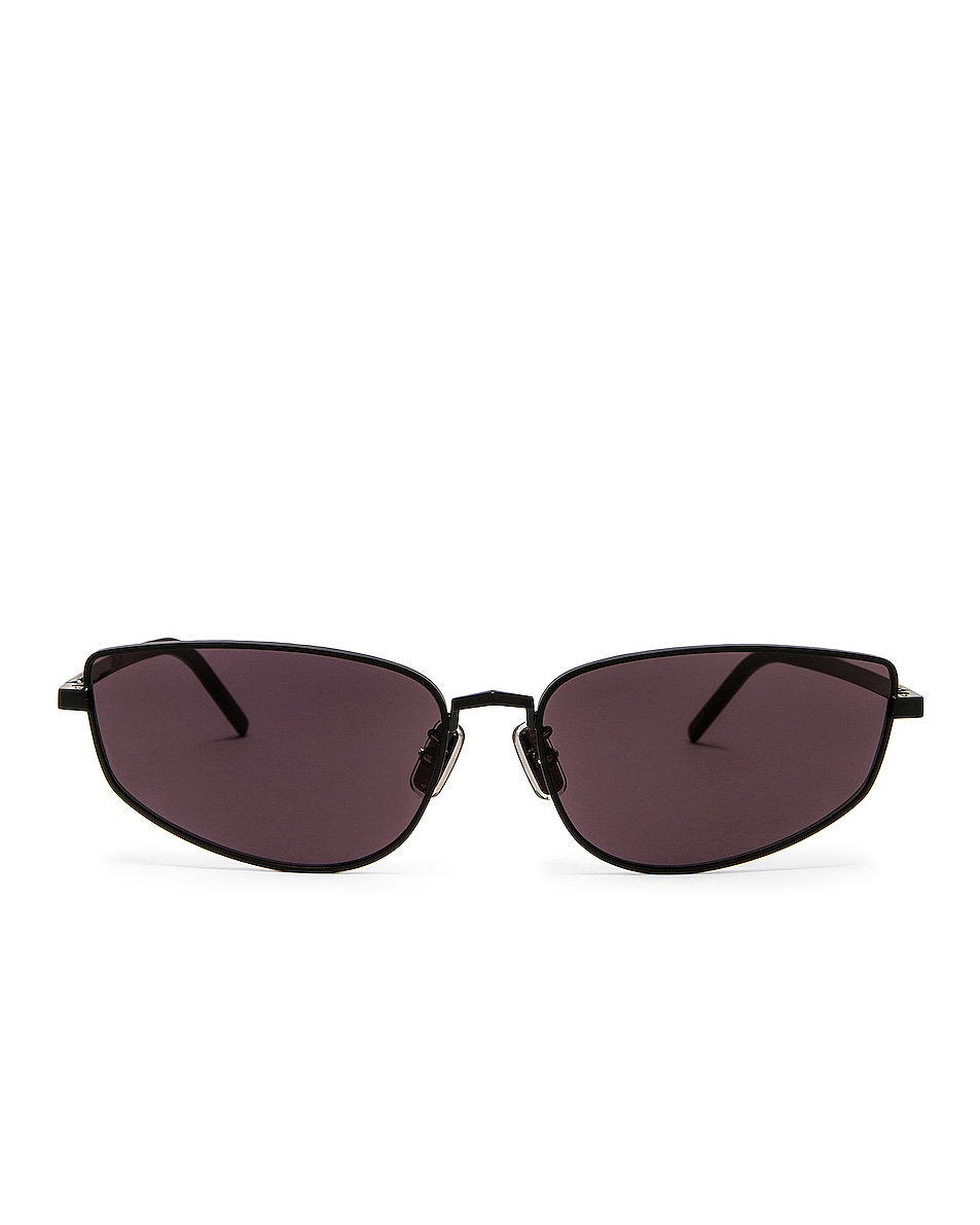 Image 1 of Givenchy Timeless Metal Cat Eye Sunglasses in Black & Smoke