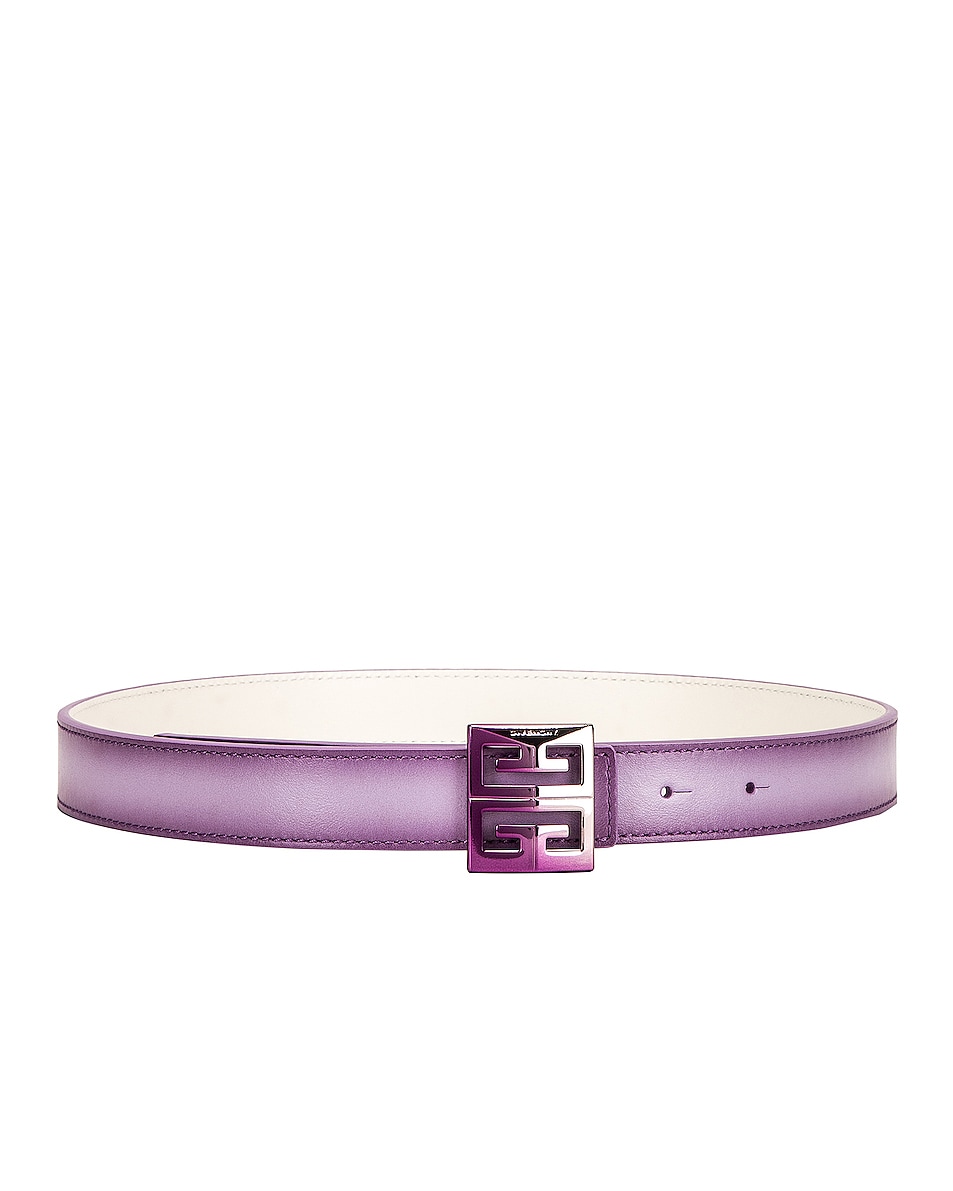 Image 1 of Givenchy 4G Buckle Belt in Mauve