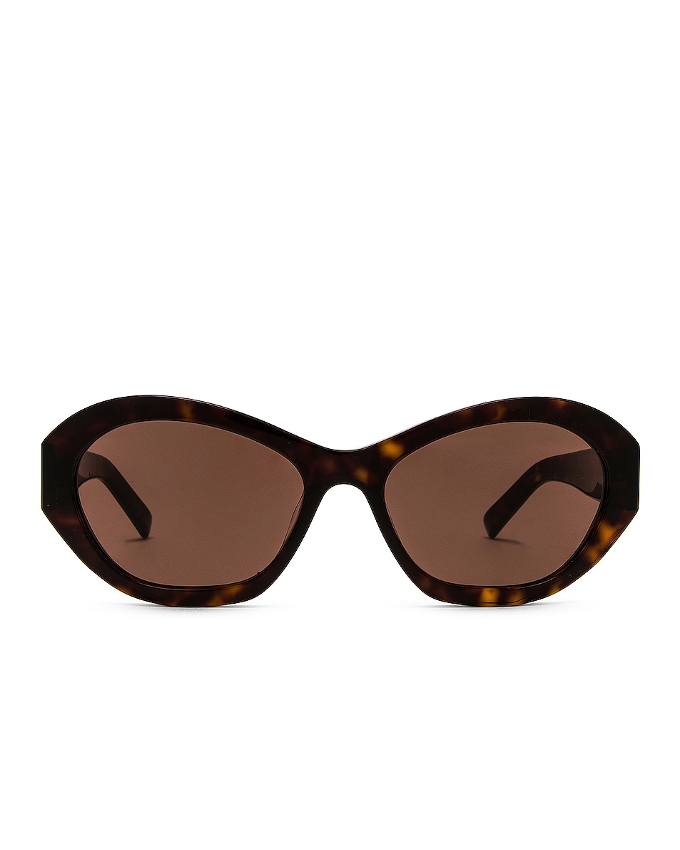 Image 1 of Givenchy GV Day Acetate Sunglasses in Dark Havana & Brown