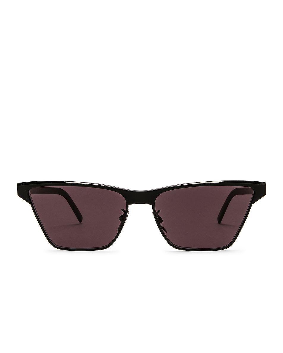 Image 1 of Givenchy GV Prism Cat Eye Sunglasses in Shiny Black & Smoke