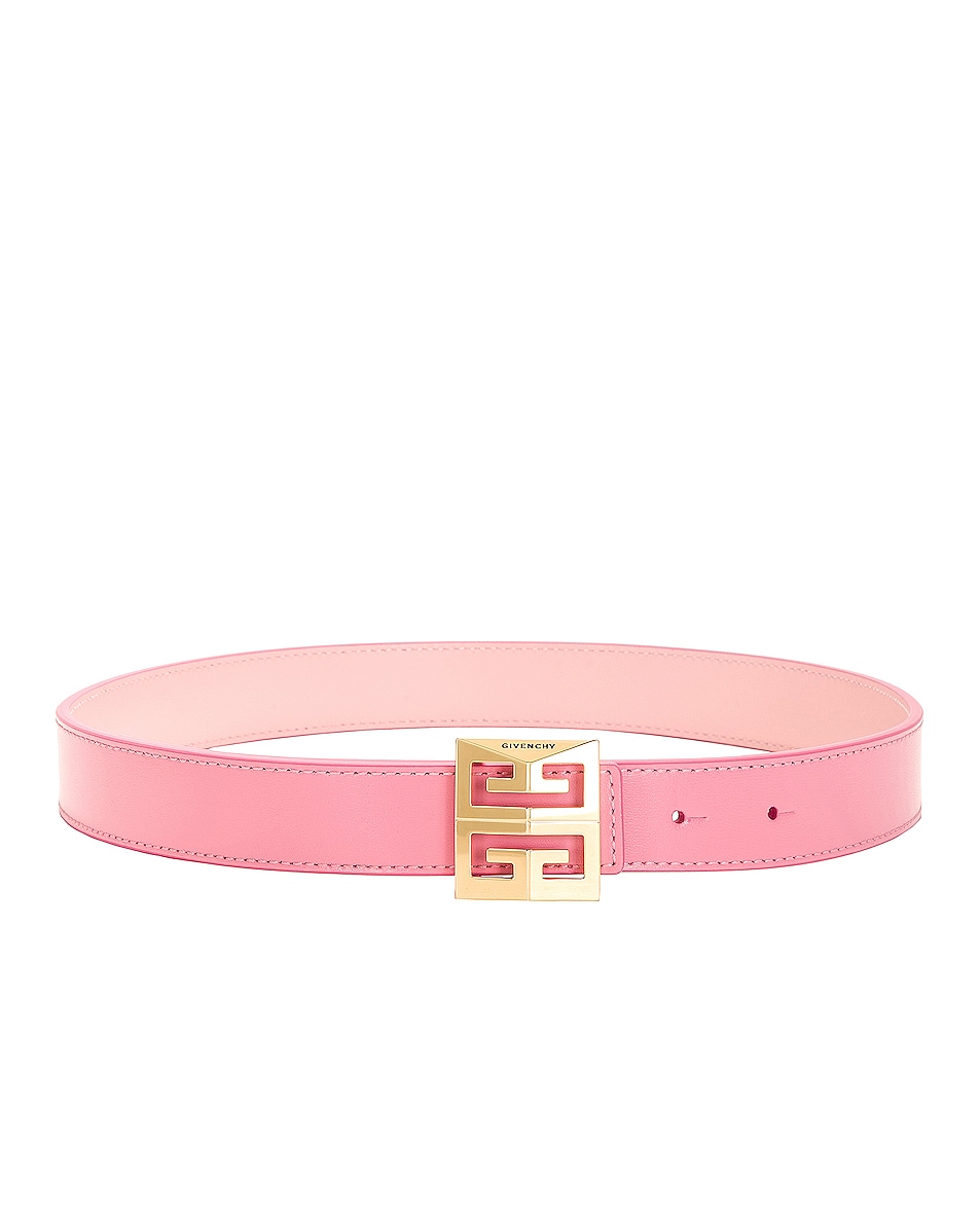 Image 1 of Givenchy Reversible 26mm Buckle Belt in Bright Pink