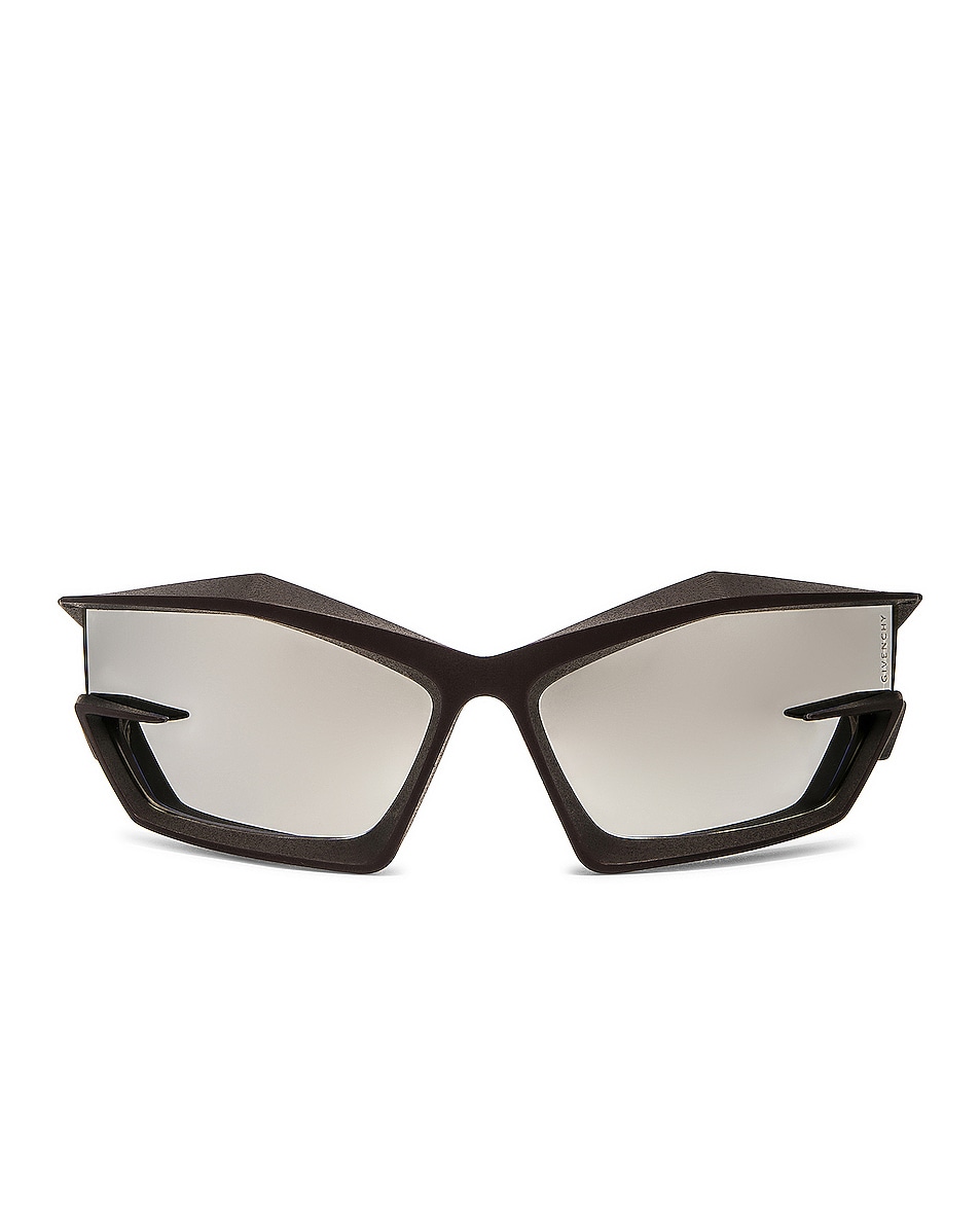 Image 1 of Givenchy Giv Cut Sunglasses in Black & Silver