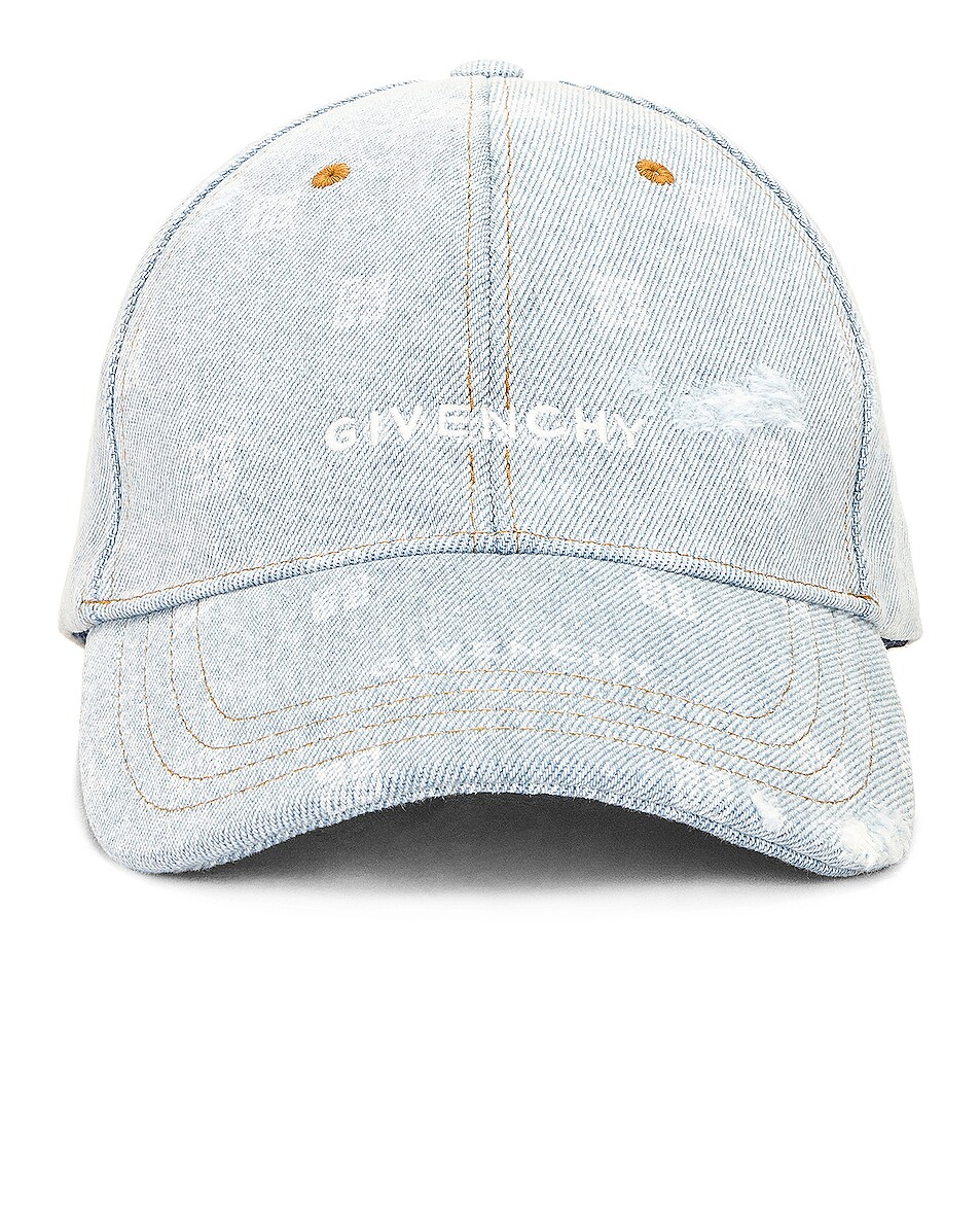 Image 1 of Givenchy Small Curved Cap in Cloud Blue
