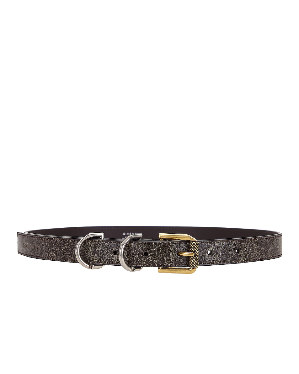 Image 1 of Givenchy Voyou Belt in Walnut Brown