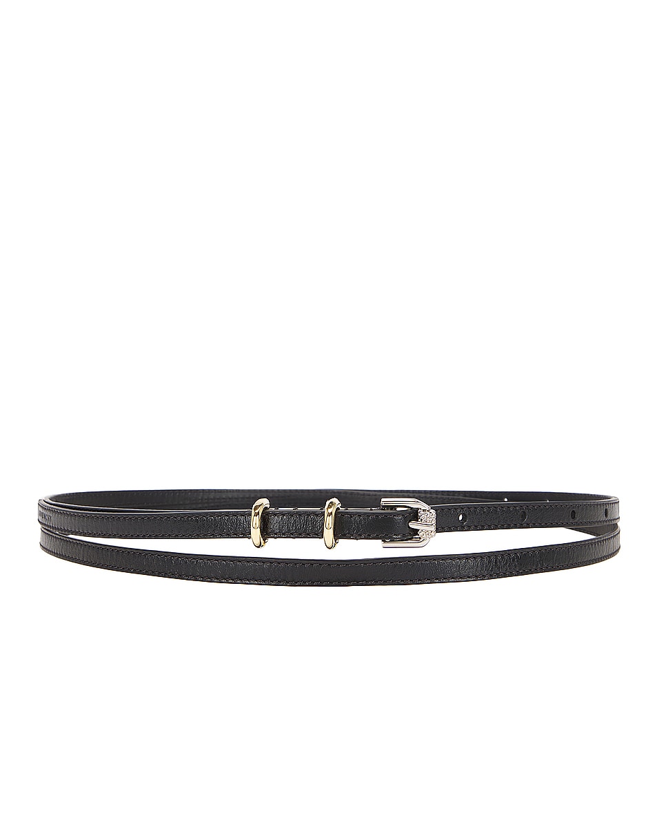Image 1 of Givenchy Voyou Double Wrap Belt in Black