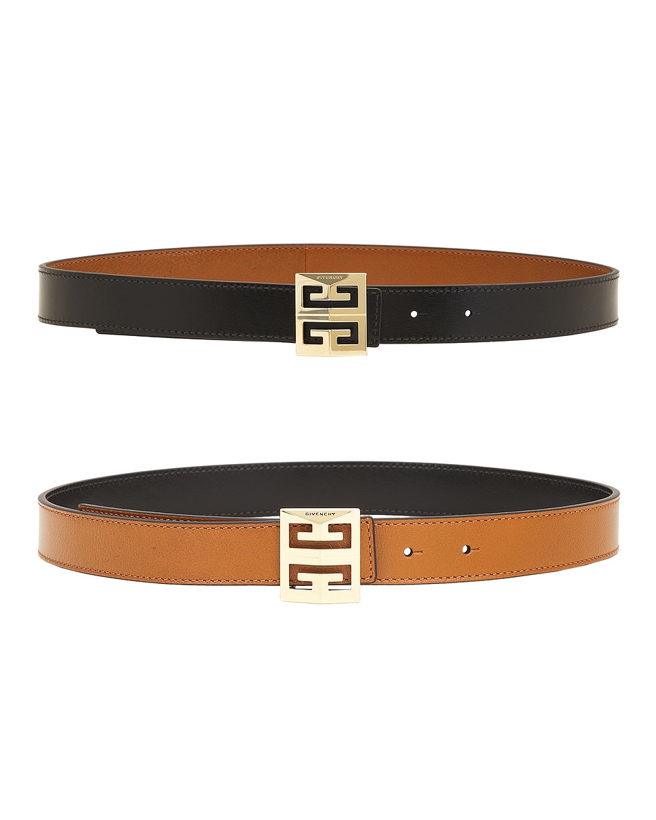 Image 1 of Givenchy 4G Reversible Buckle Belt in Soft Tan
