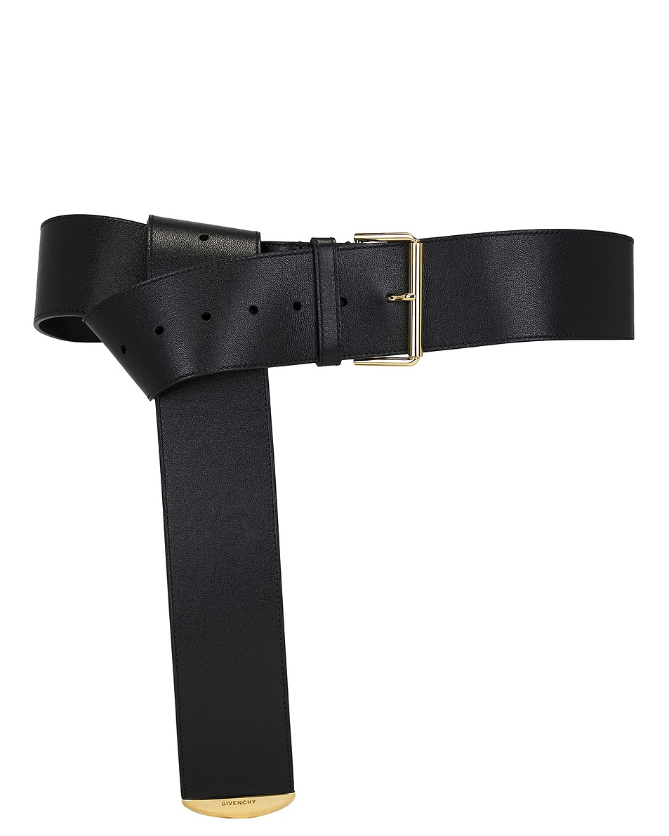 Image 1 of Givenchy Voyou Metal Belt in Black