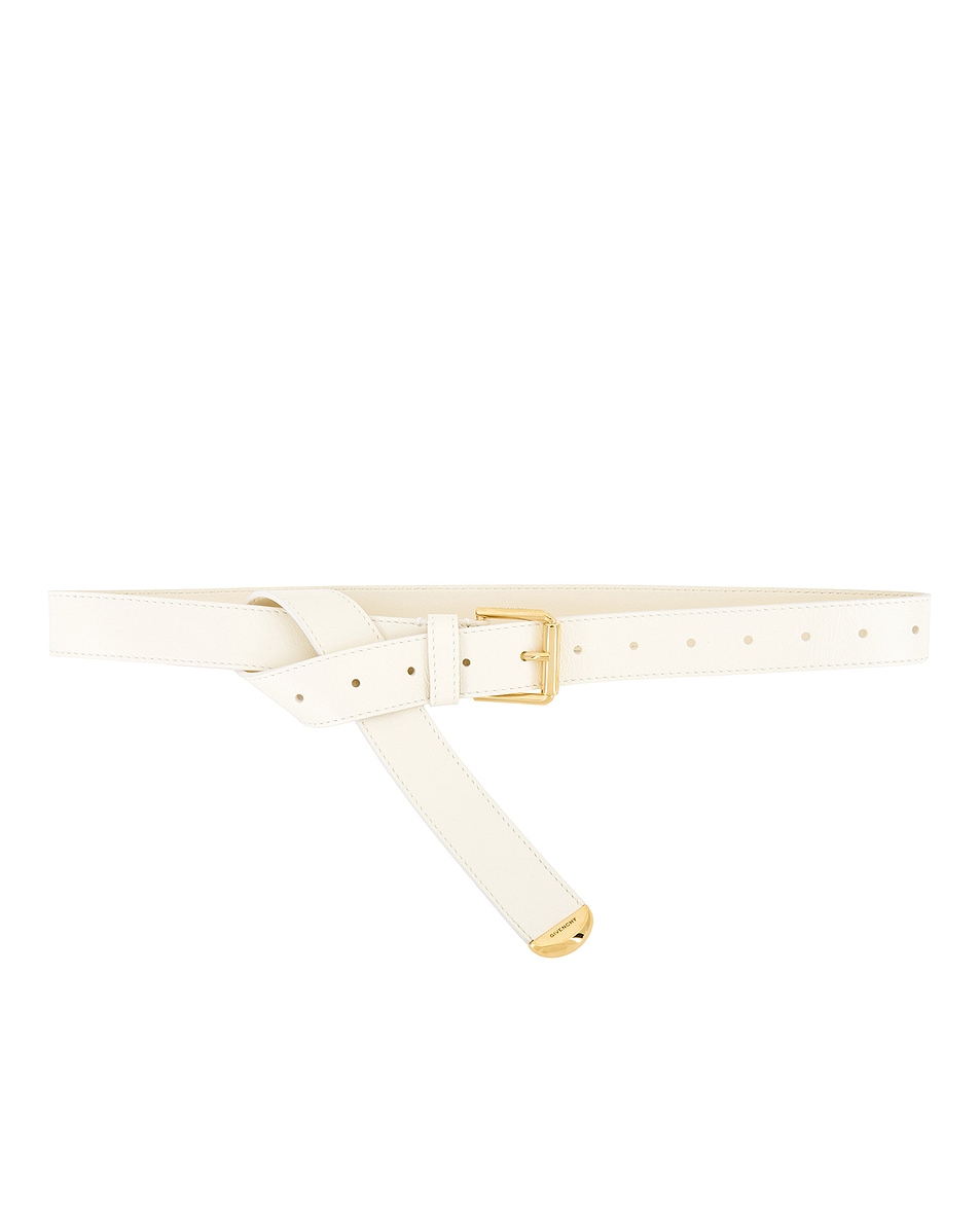 Image 1 of Givenchy Voyou Metal Belt in Ivory