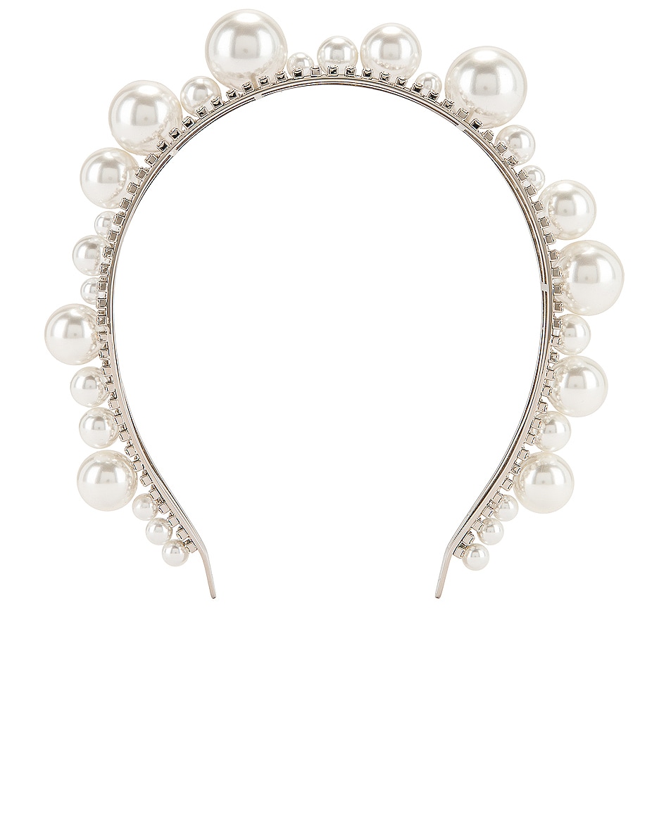 Image 1 of Givenchy Ariana Headband in Silver