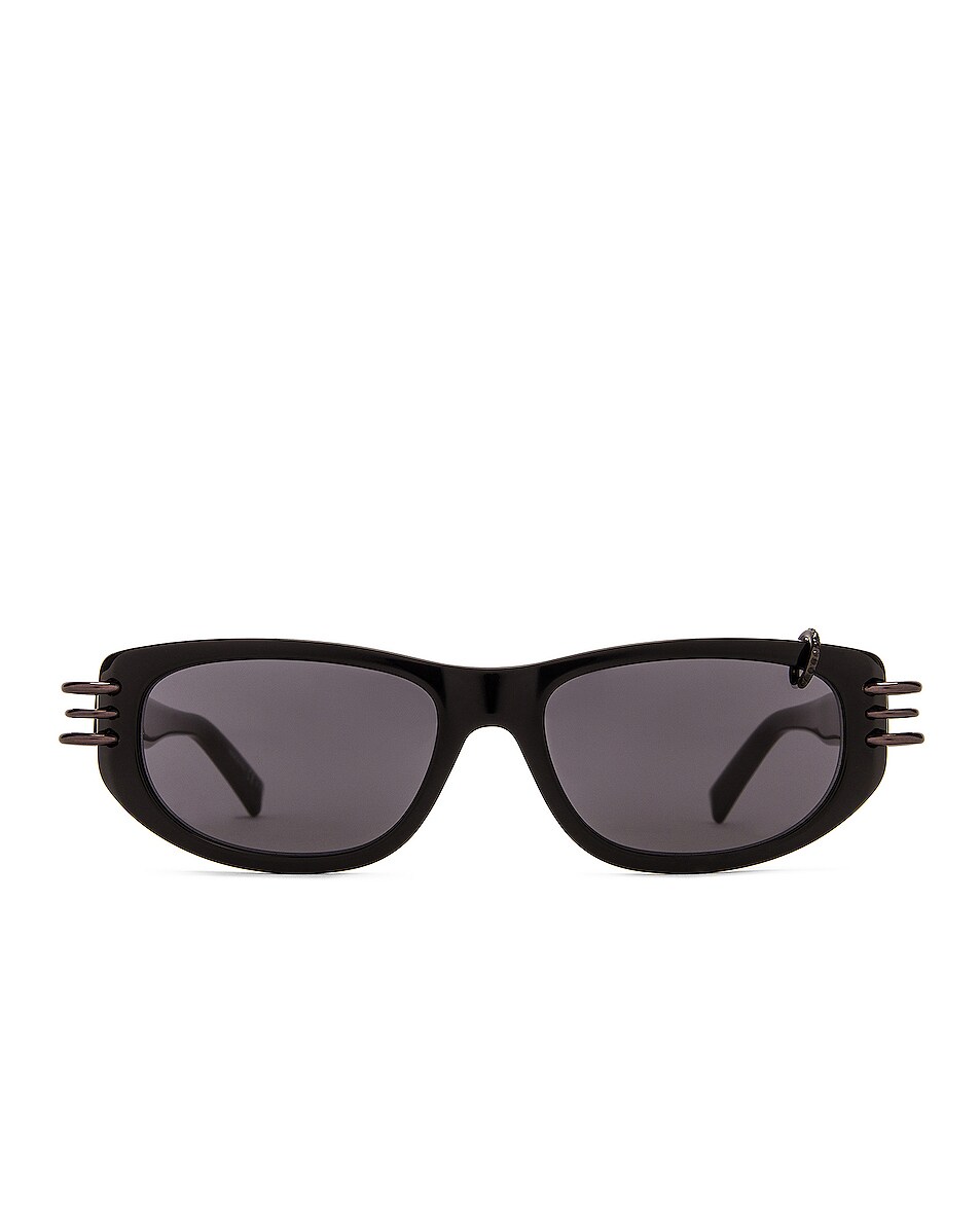 Image 1 of Givenchy Pierced Sunglasses in Black