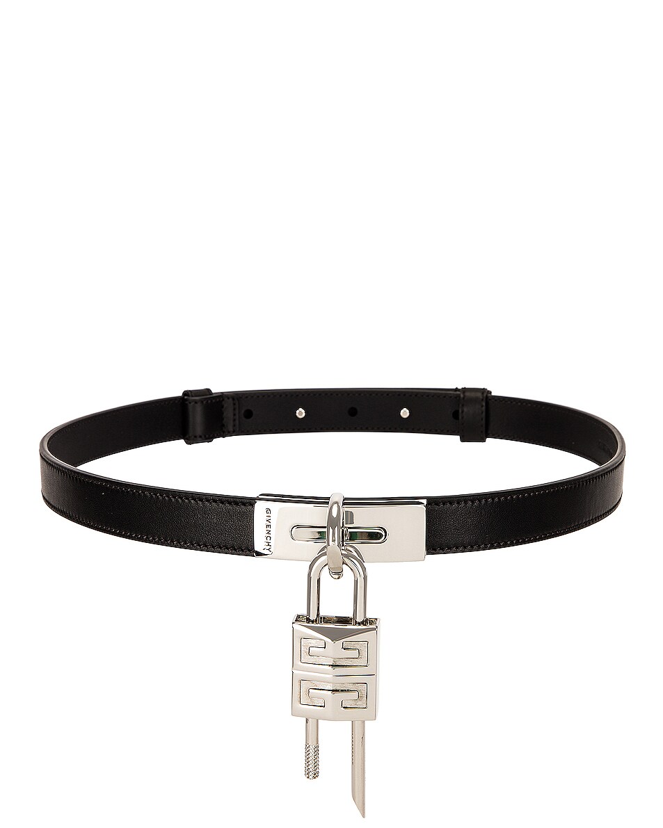 Image 1 of Givenchy Turnlock Belt in Black