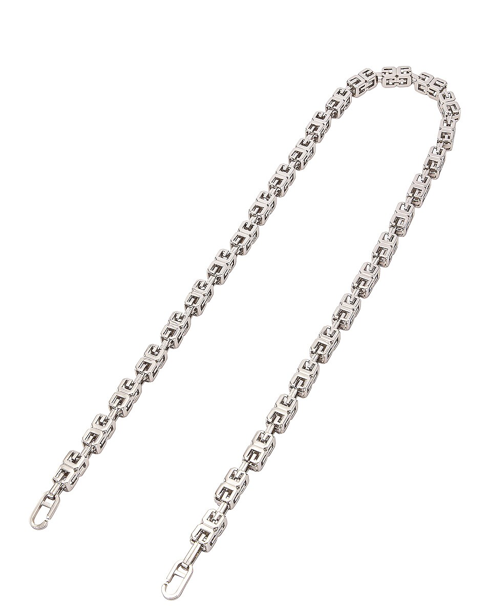 Image 1 of Givenchy Medium G Cube Chain in Silver