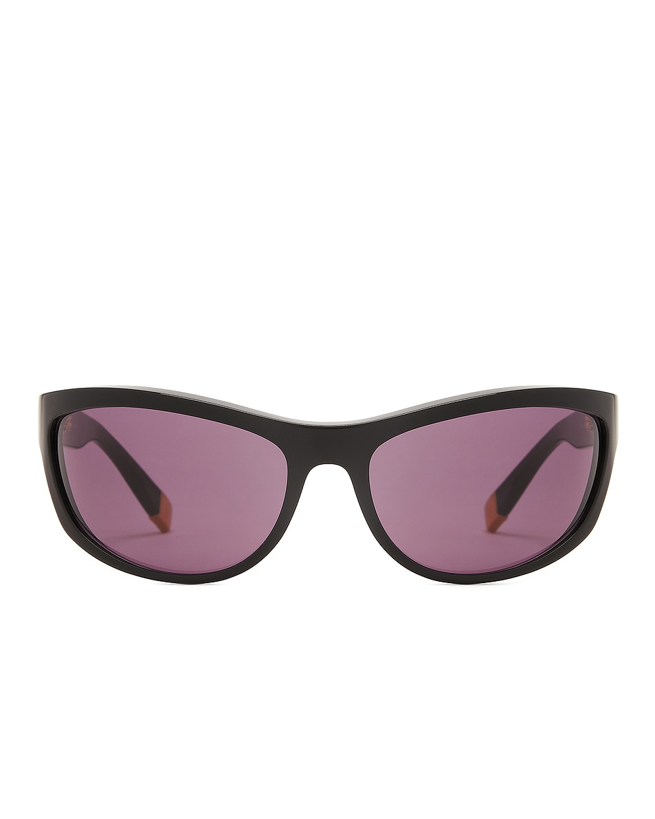 Image 1 of Givenchy Cat Eye Sunglasses in Shiny Black & Smoke