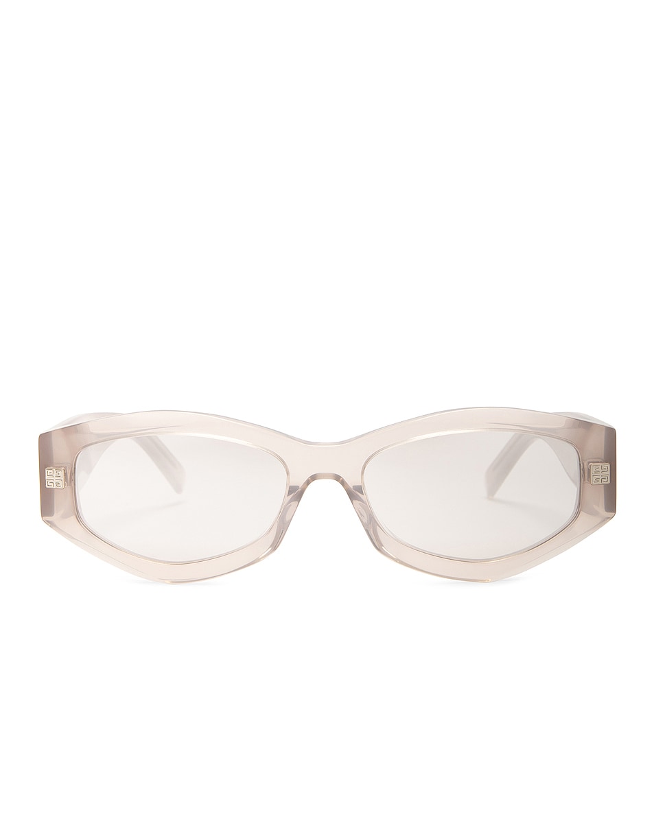 Image 1 of Givenchy GV Day Sunglasses in Grey & Smoke Mirror