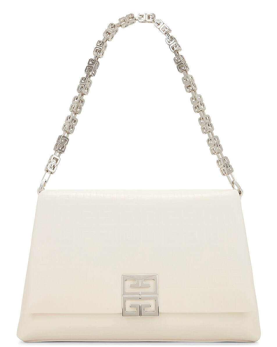 Image 1 of Givenchy Medium 4G Soft Shoulder Bag in Ivory