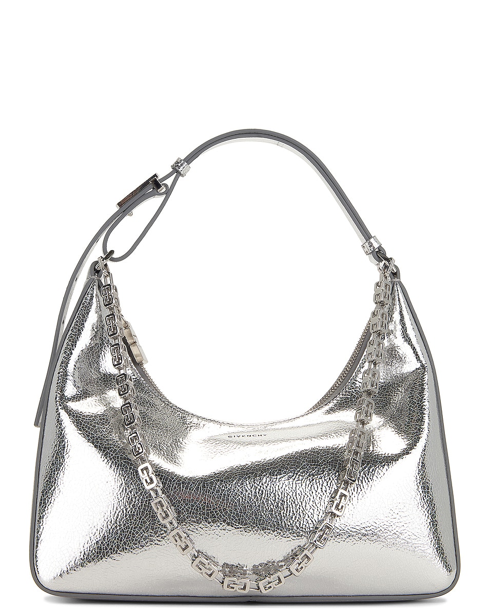 Image 1 of Givenchy Small Moon Cut Out Bag in Silvery