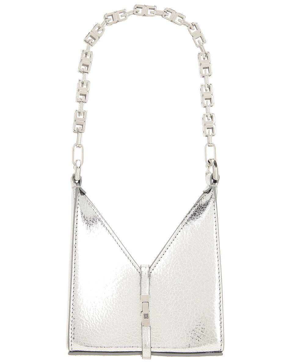 Image 1 of Givenchy Micro Cut Out Bag in Silvery