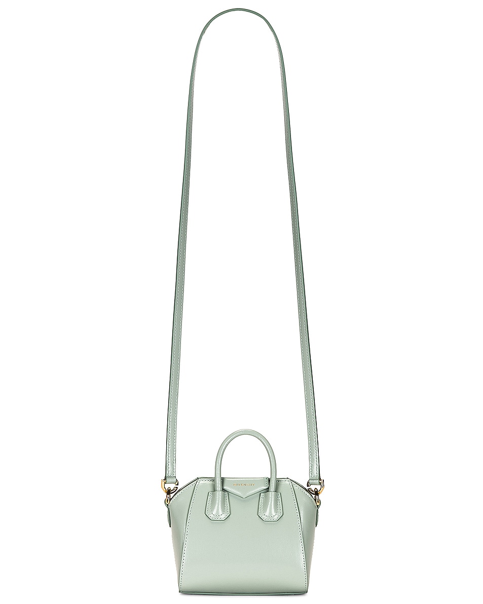 Image 1 of Givenchy Antigona Micro Bag in Celadon