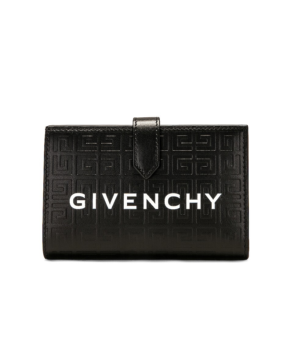 Image 1 of Givenchy G-Cut Medium Bifold Wallet in Black