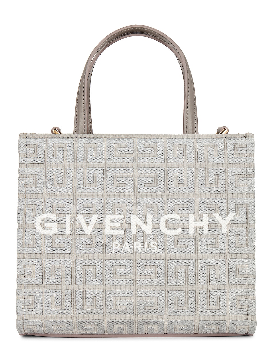 Image 1 of Givenchy G-Tote Mini Tote Bag in Stone Grey