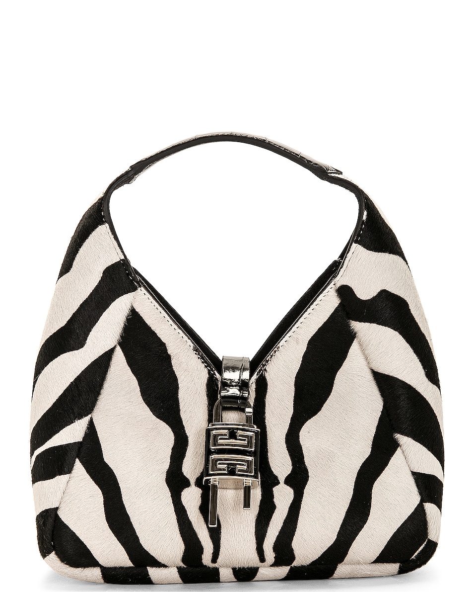 Image 1 of Givenchy Mini Hobo Bag in Black & White