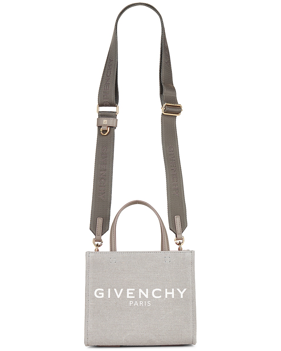 Image 1 of Givenchy Mini G Tote Bag in Stone Grey