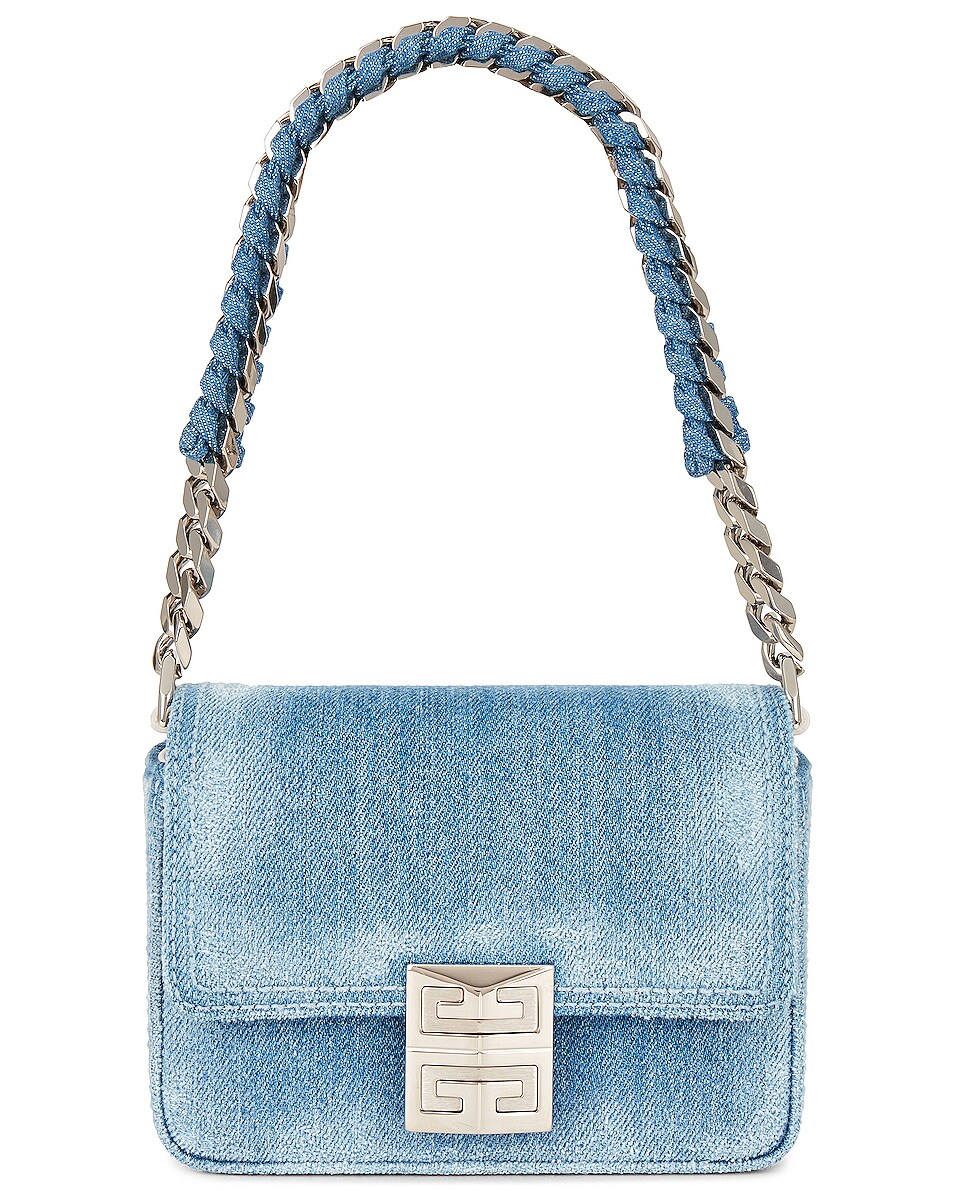 Image 1 of Givenchy 4g Small Crossbody Bag in Medium Blue