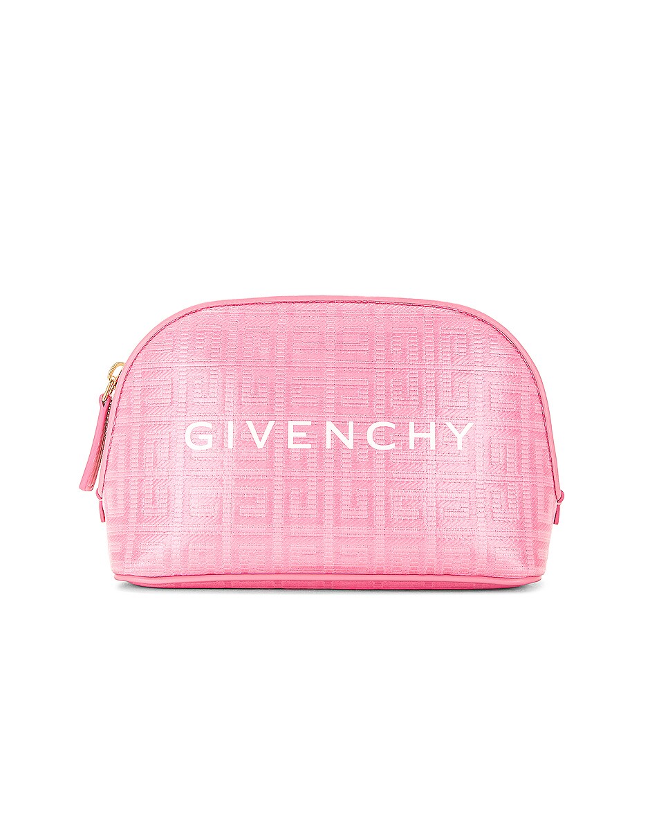 Image 1 of Givenchy G Essentials Pouch in Bright Pink
