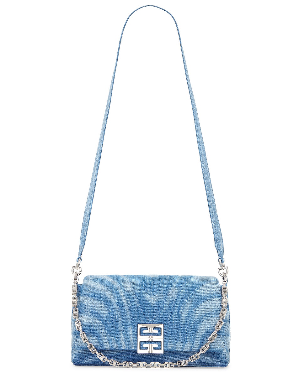 Image 1 of Givenchy 4g Soft Small Bag in Medium Blue