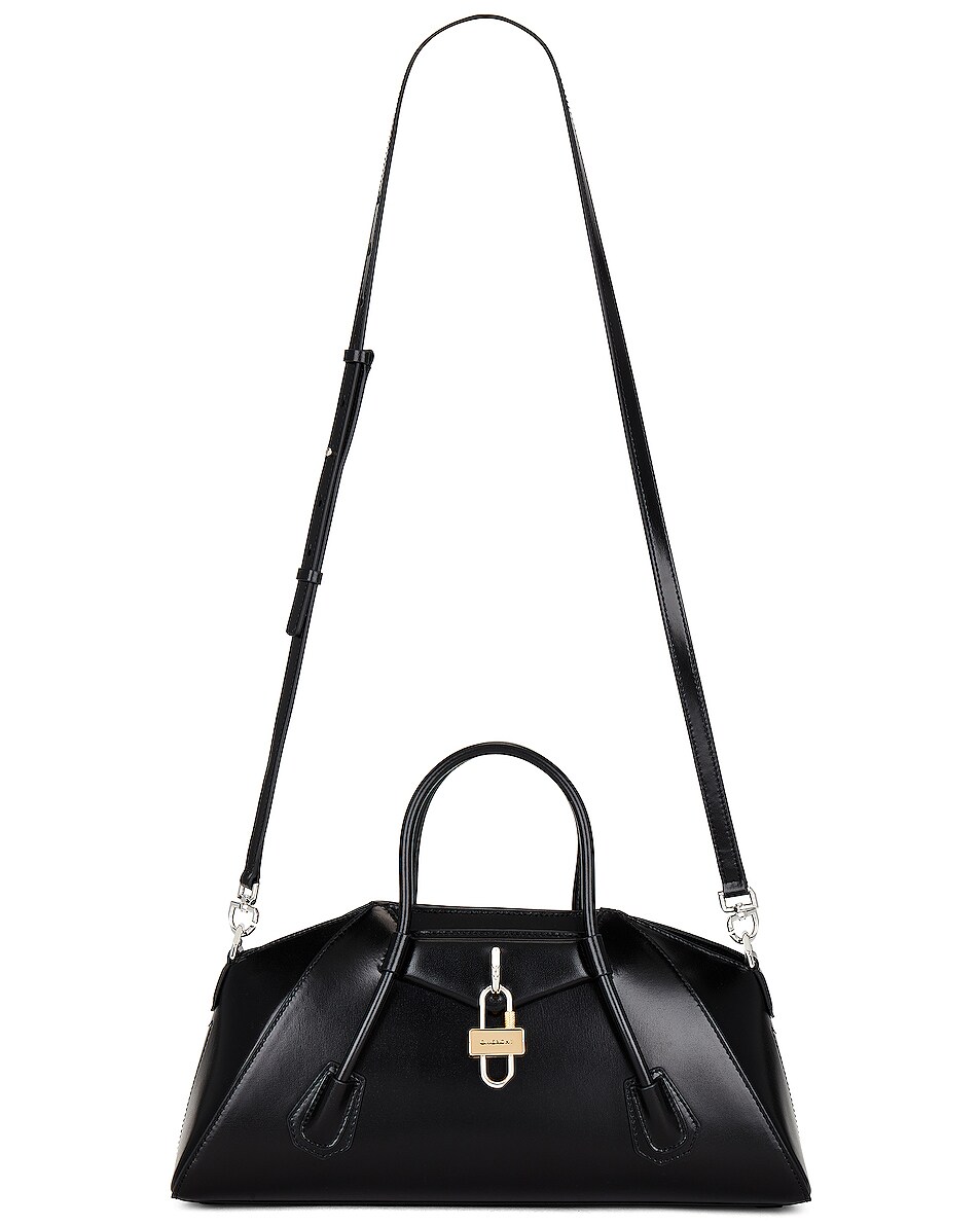 Image 1 of Givenchy Small Antigona Stretch Bag in Black