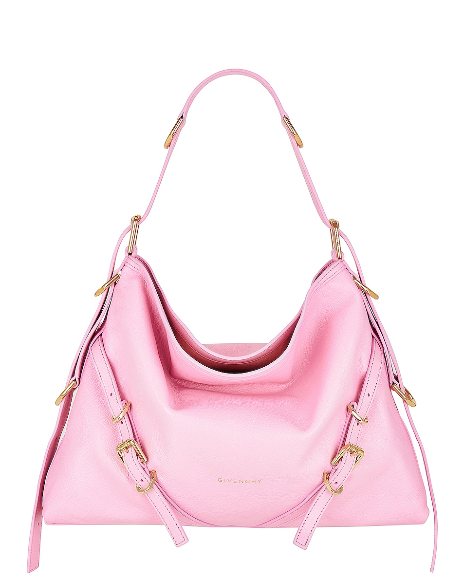 Image 1 of Givenchy Medium Voyou Bag in Silk Pink
