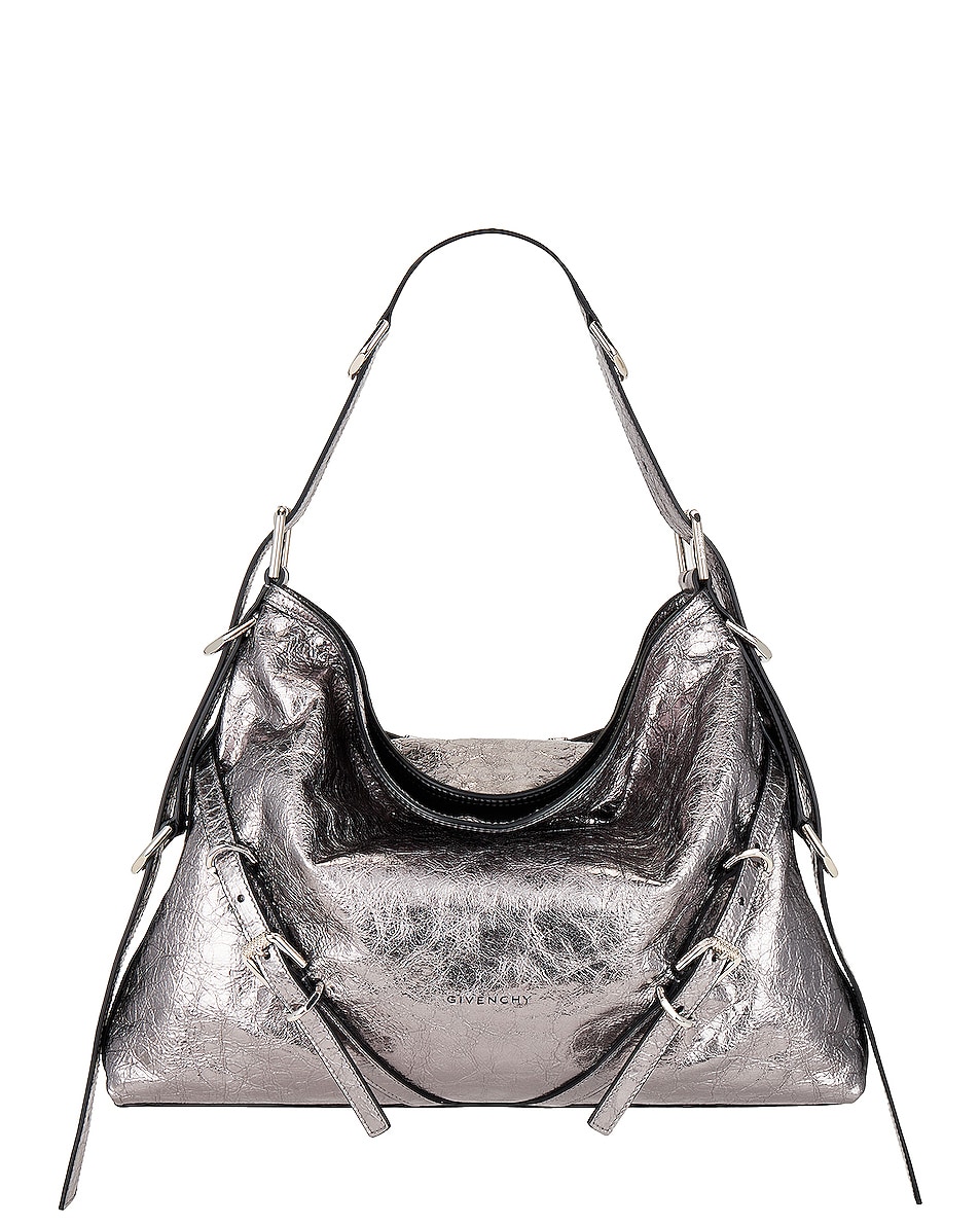Image 1 of Givenchy Medium Voyou Bag in Silvery Grey