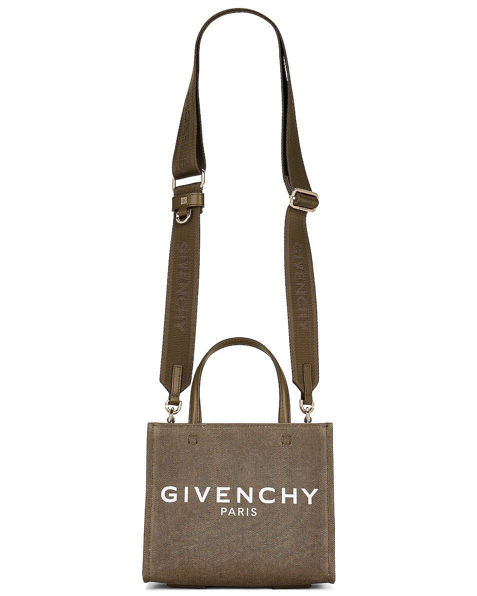 Image 1 of Givenchy Mini G-tote Bag in Dark Khaki
