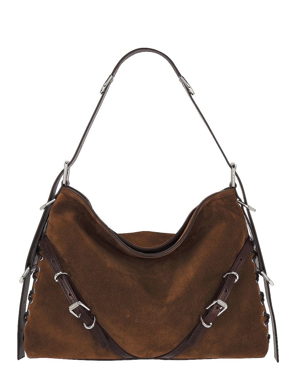Image 1 of Givenchy Medium Voyou Corset Bag in Walnut Brown