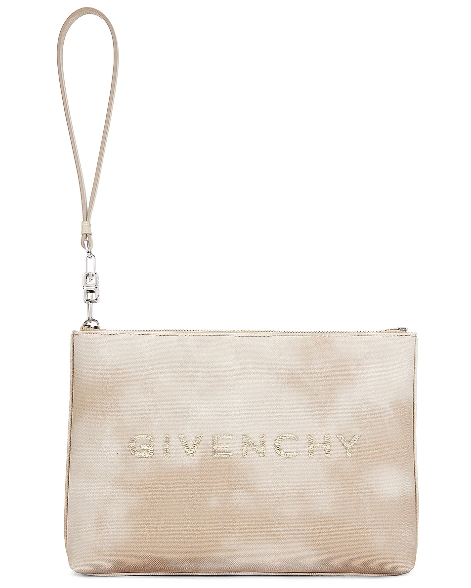 Image 1 of Givenchy Travel Pouch in Dusty Gold