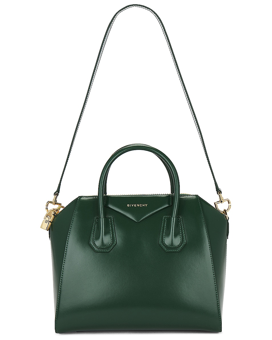 Image 1 of Givenchy Small Antigona Bag in Emerald Green