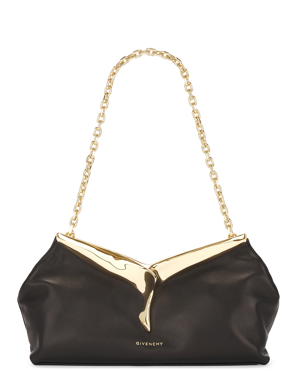 Image 1 of Givenchy Cut Out Sculpture Chain Bag in Black